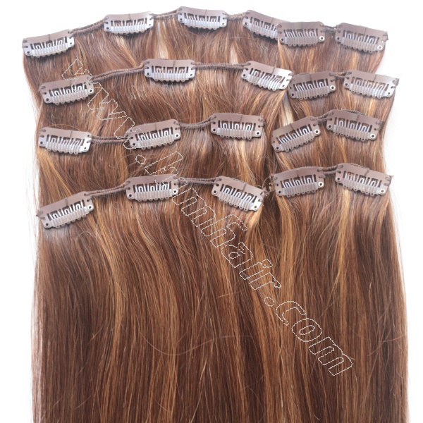 Clip in human 2024 hair extensions china